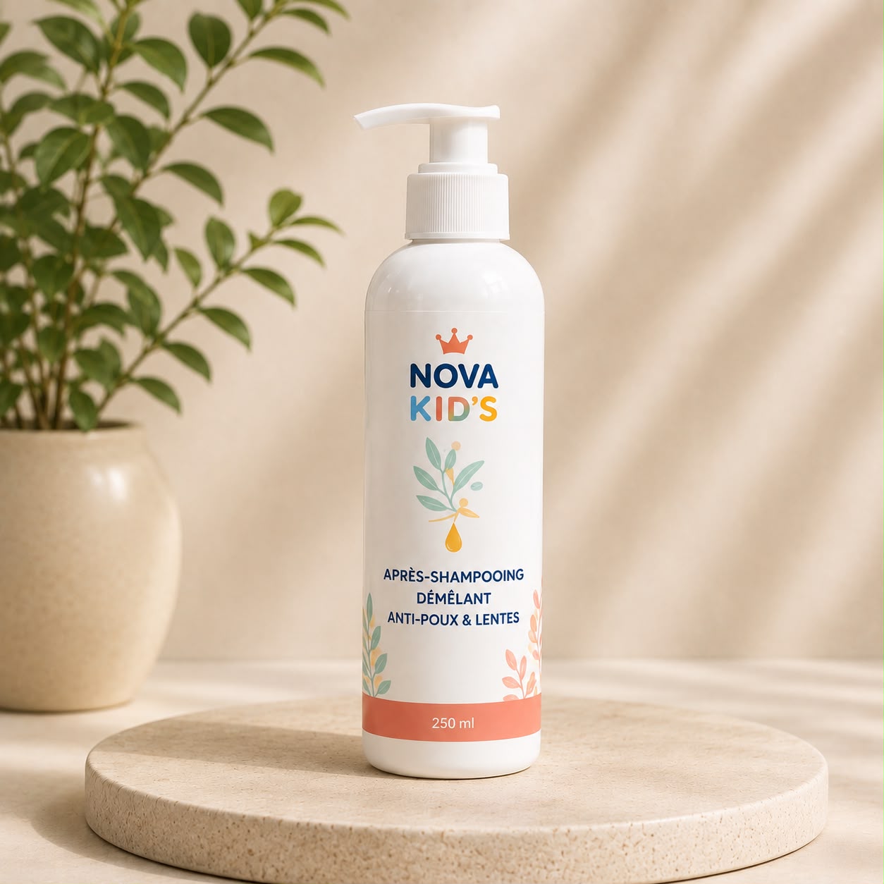 Après-shampoing démêlant anti-poux et lentes NOVA KID’S 250 ml